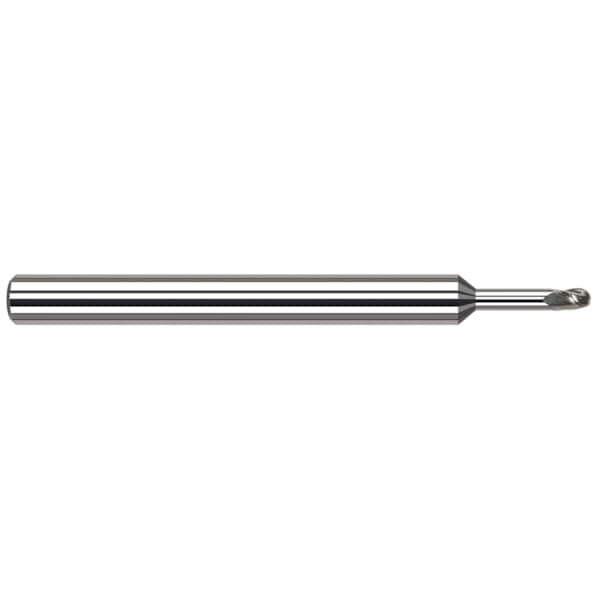 End Mill for Aluminum Alloys - Ball, 0.0150" (1/64)